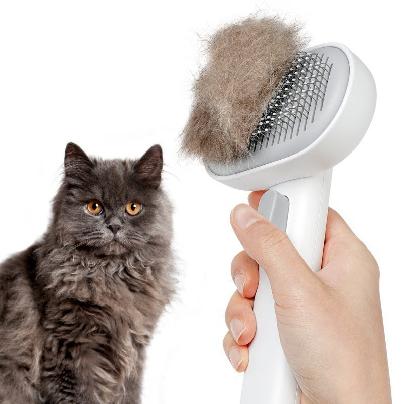 Pet cat and dog hair comb deep remove floating hair dog brush cat brush long hair brush cat hair cleaner